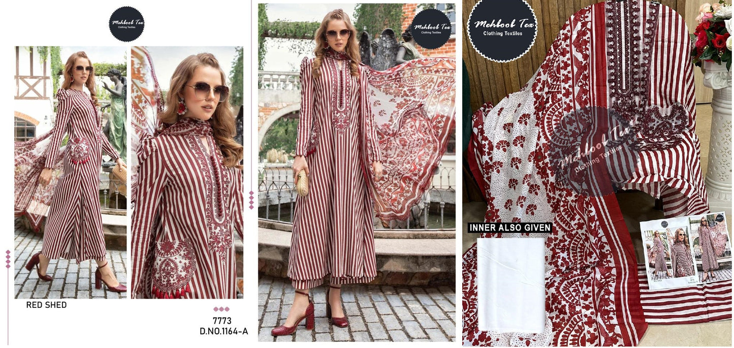 1164A Mehboob Tex Pakistani Salwar Suits