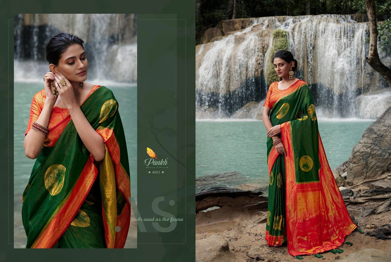 4001 Parampara Vol 4 Pankh Sarees