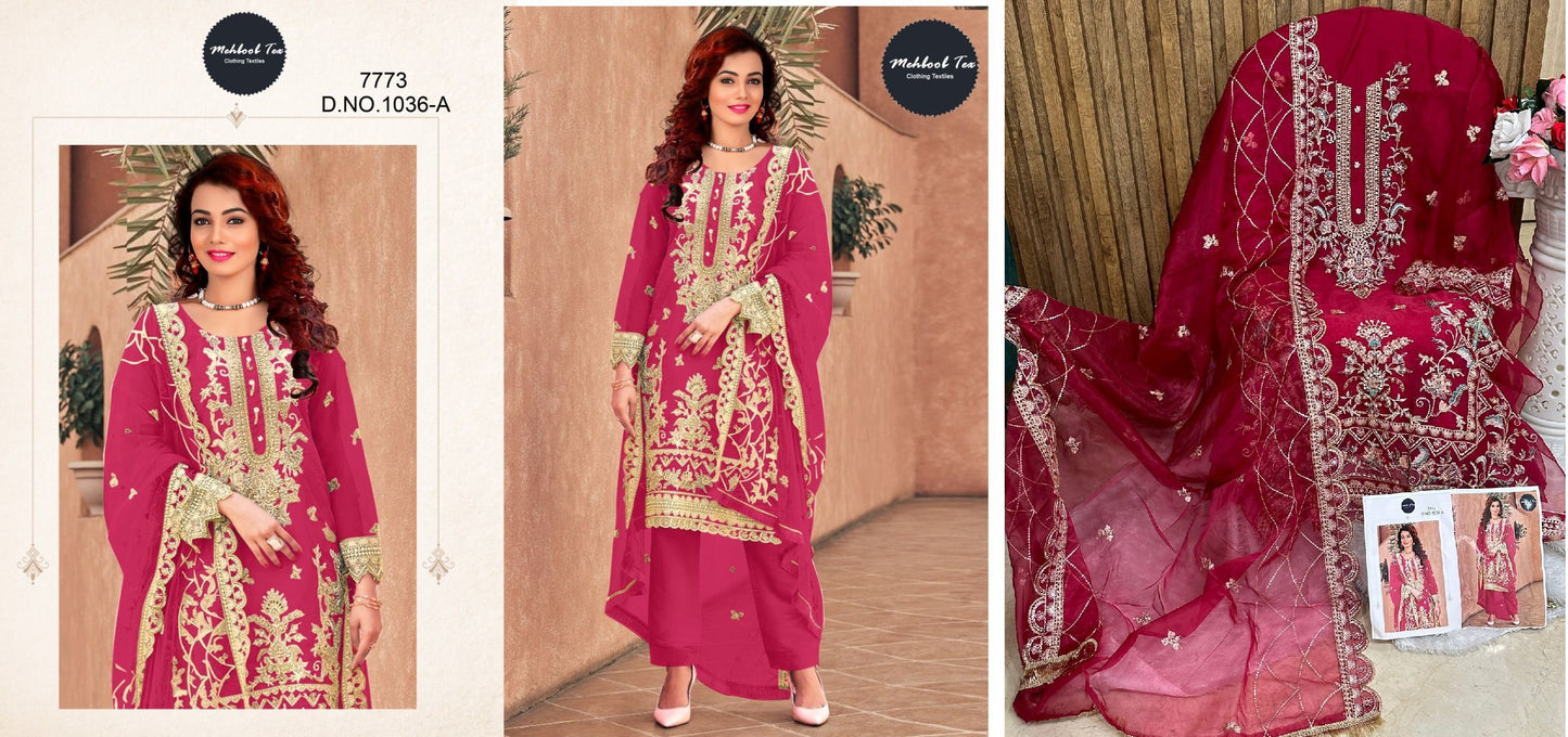 1036A Mehboob Tex Pakistani Salwar Suits