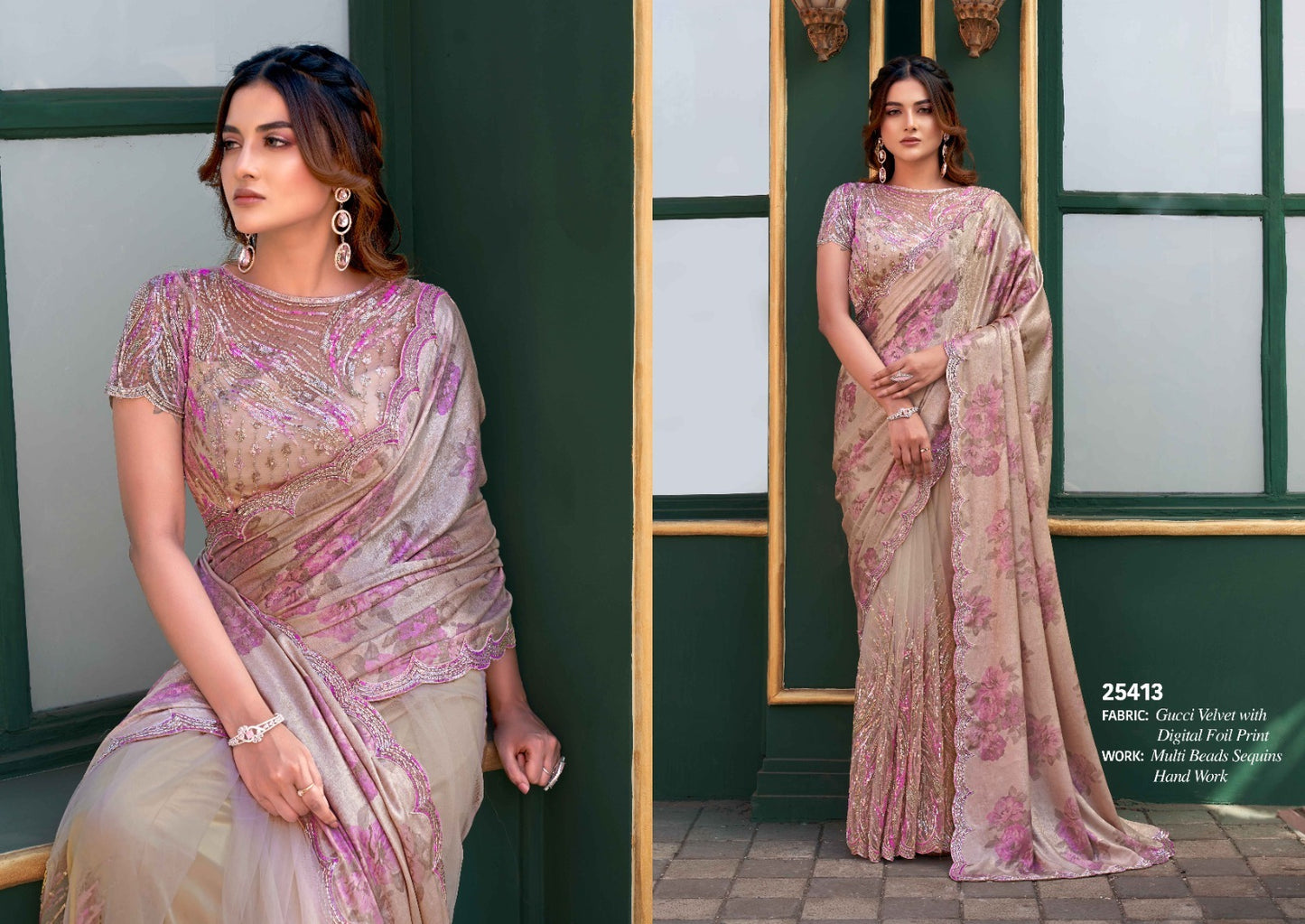 25413 Noire Mahotsav Handwork Sarees