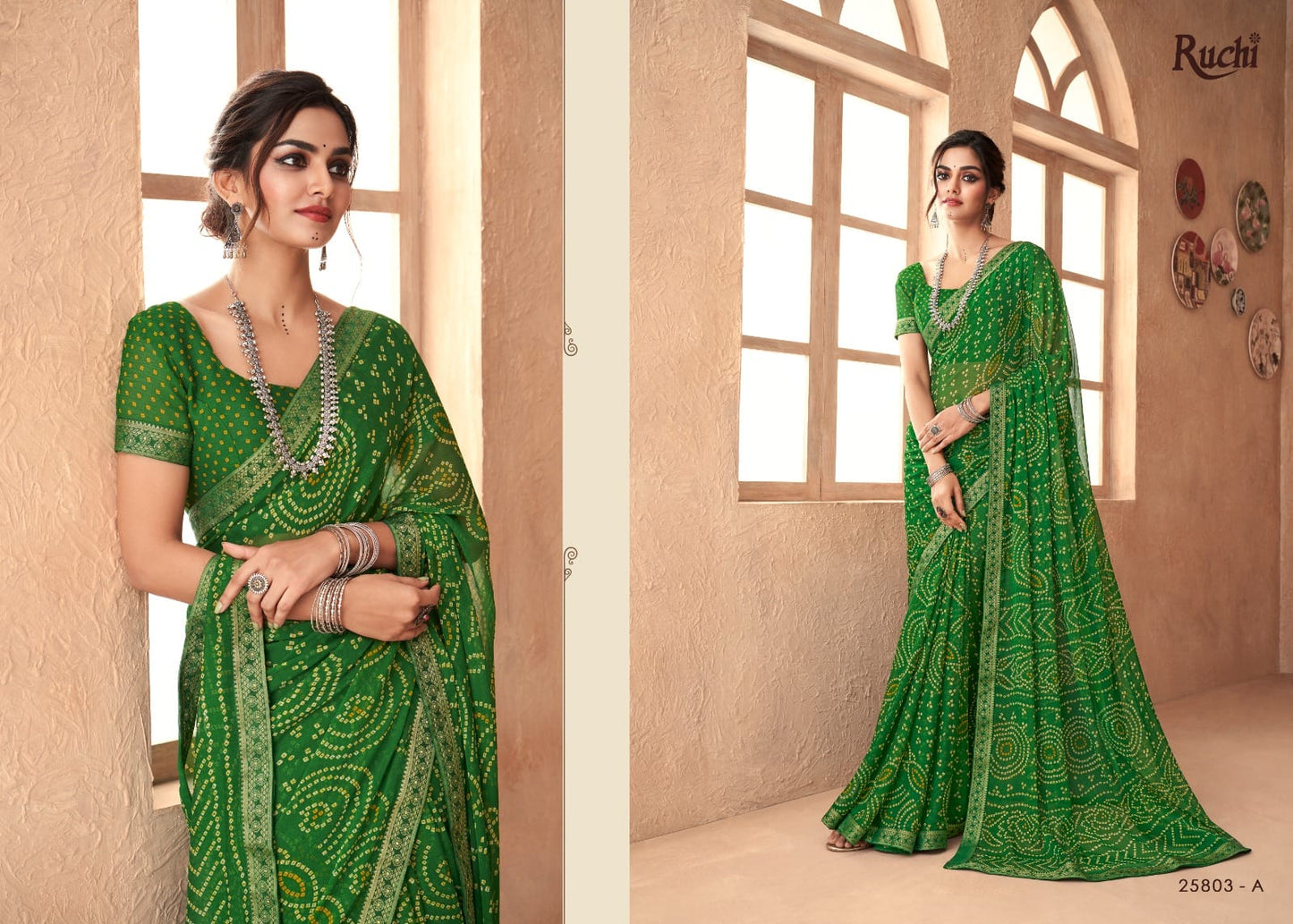 25803-A Simayaa Ruchi Chiffon Sarees