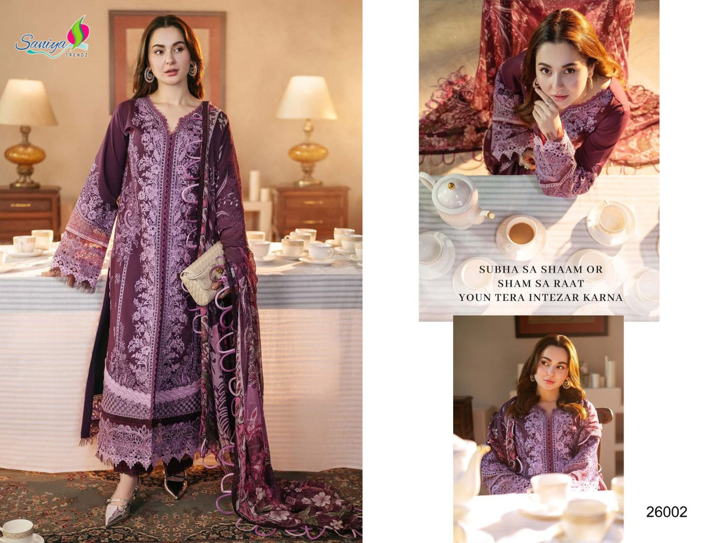 26002 Ombre Vol-26 Saniya Trendz Embroidery Pakistani Salwar Suits