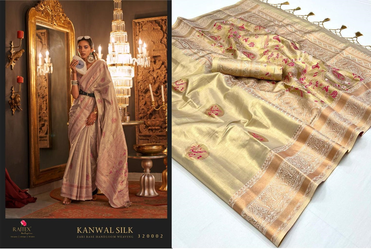 320002 Kanwal Silk Rajtex Sarees