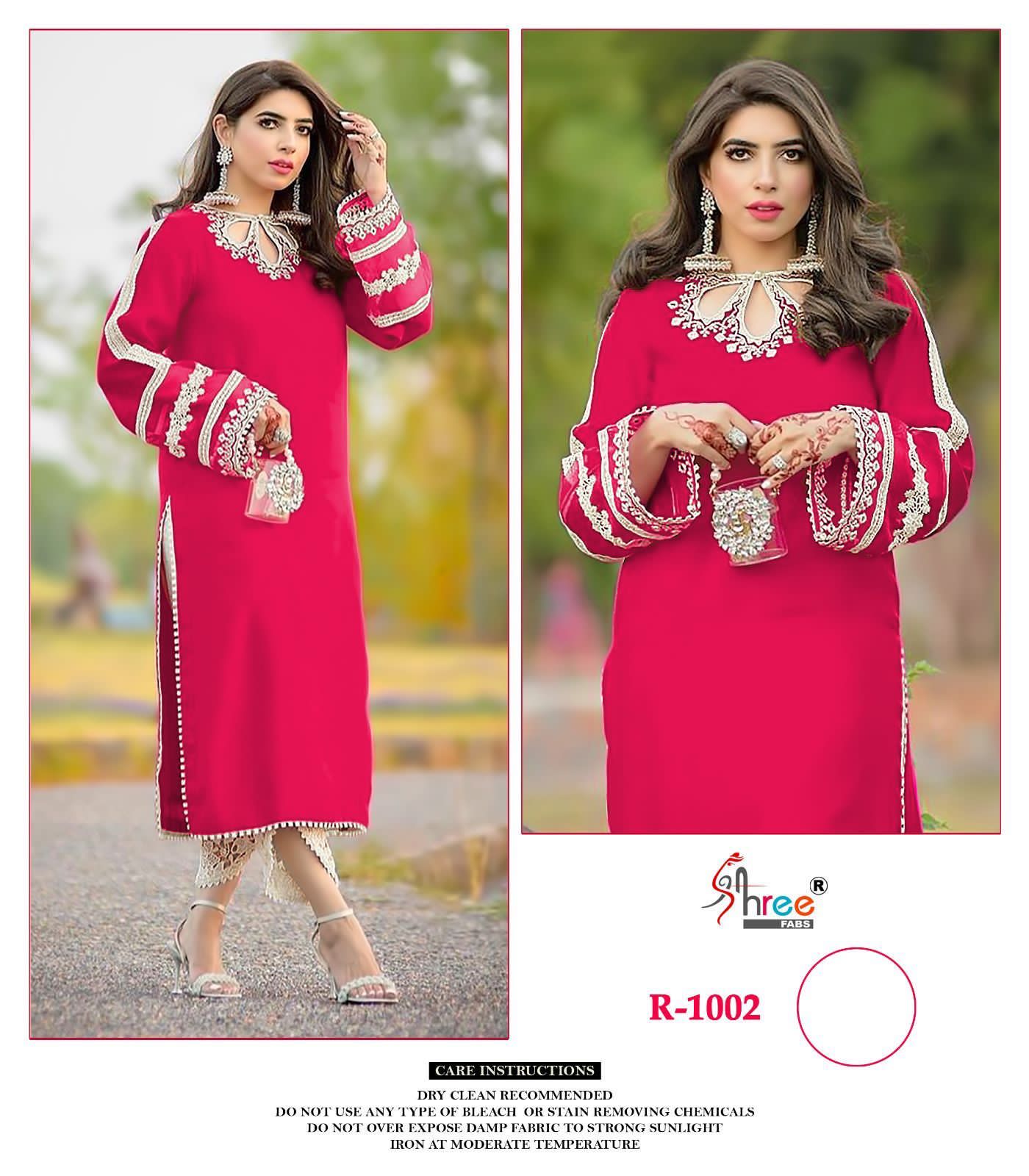 R-1002 Shree Fabs Pakistani Readymade Suits