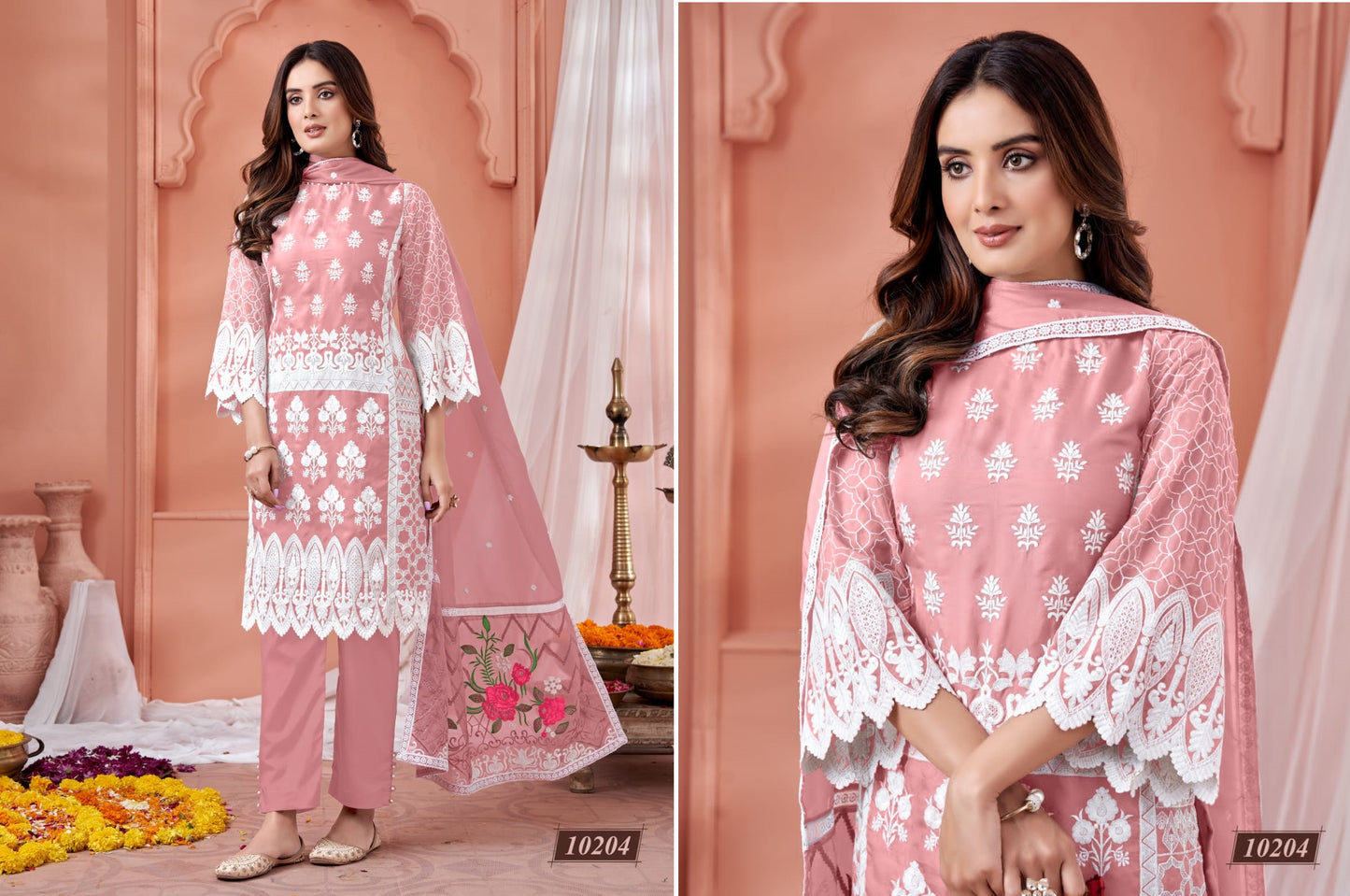 10204 Vol 20 Anjubaa Unstitched Suits