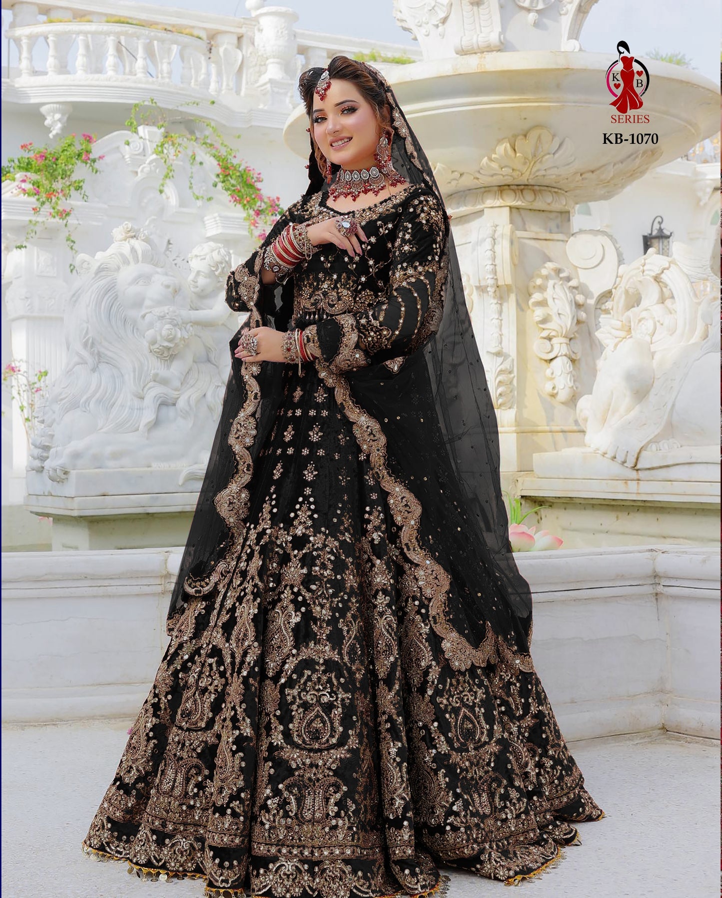 1070 Black Kb Series Lehenga Choli