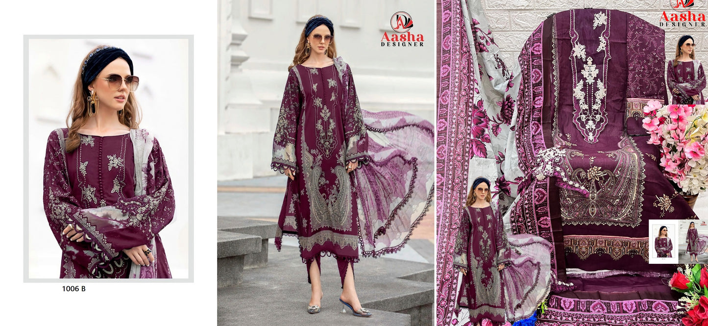 1006B Aasha Designer Pakistani Salwar Suits