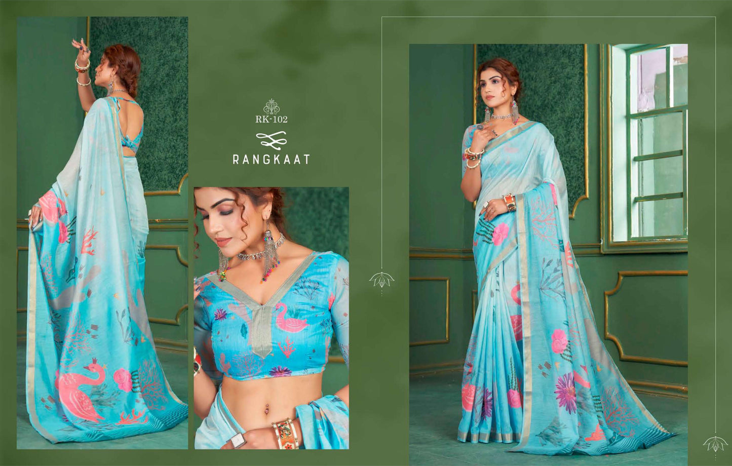 102 Rangkaat Sarees