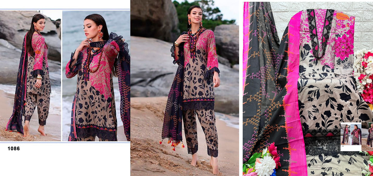 1086 Sana Safinaz Vol 2 Aasha Designer Pakistani Salwar Suits