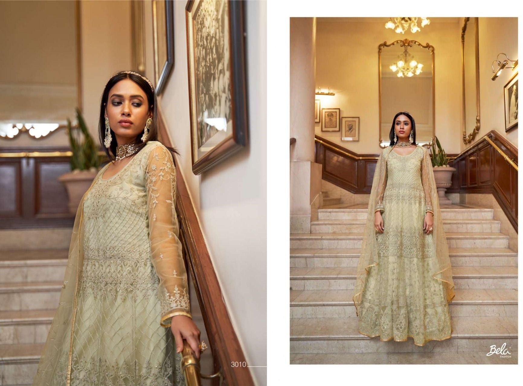 3010 Sabhyata Bela Fashion Unstitched Suits