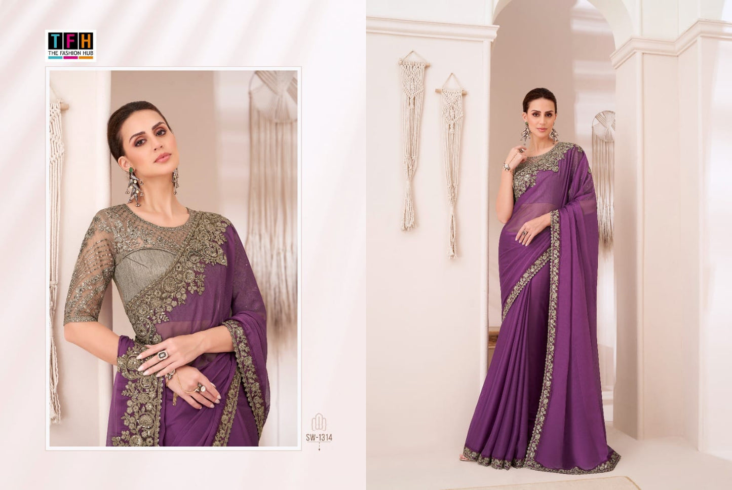1314 Sandalwood Vol 13 Tfh Sarees