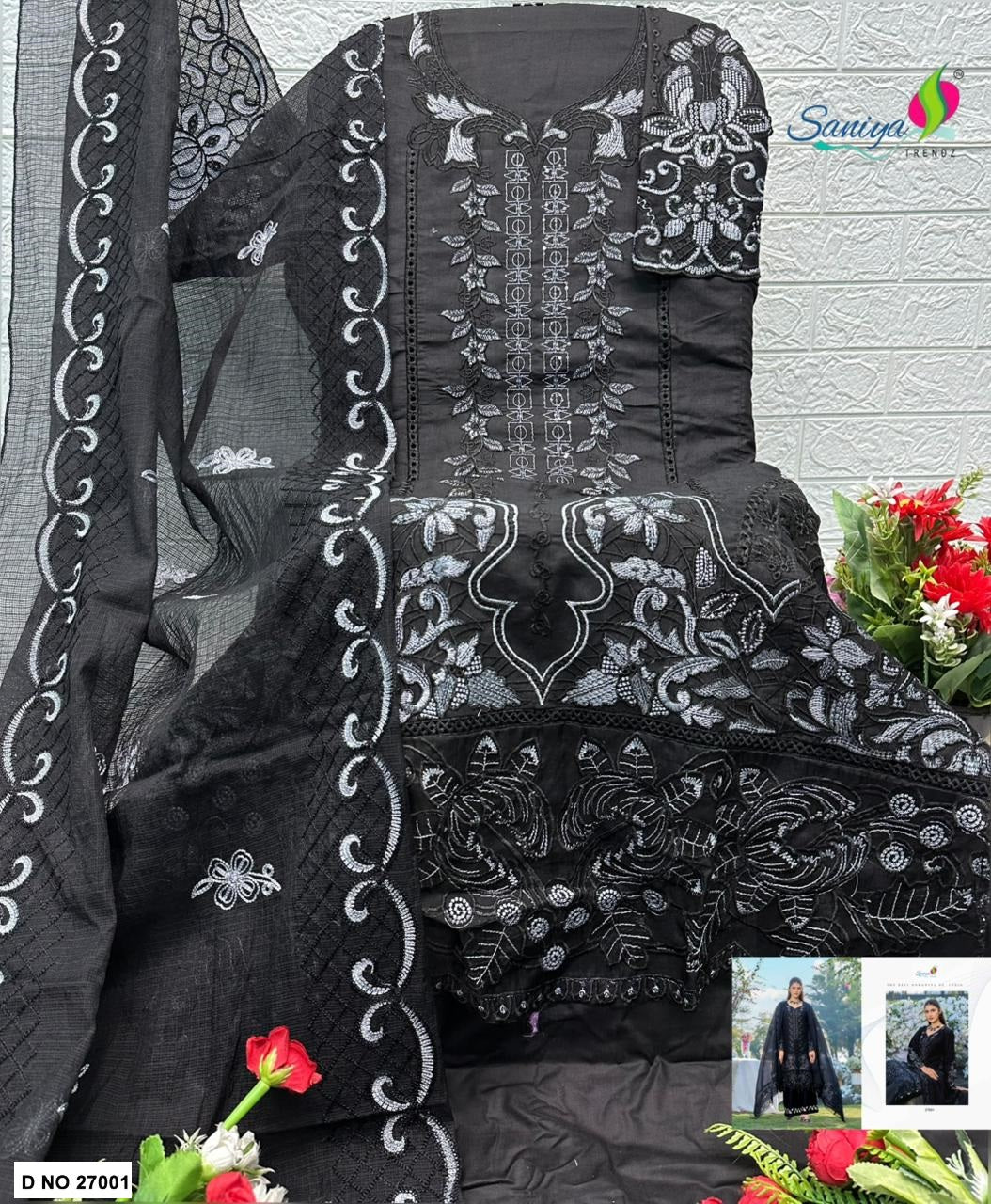27001 Saniya Trendz Cotton Pakistani Salwar Suits