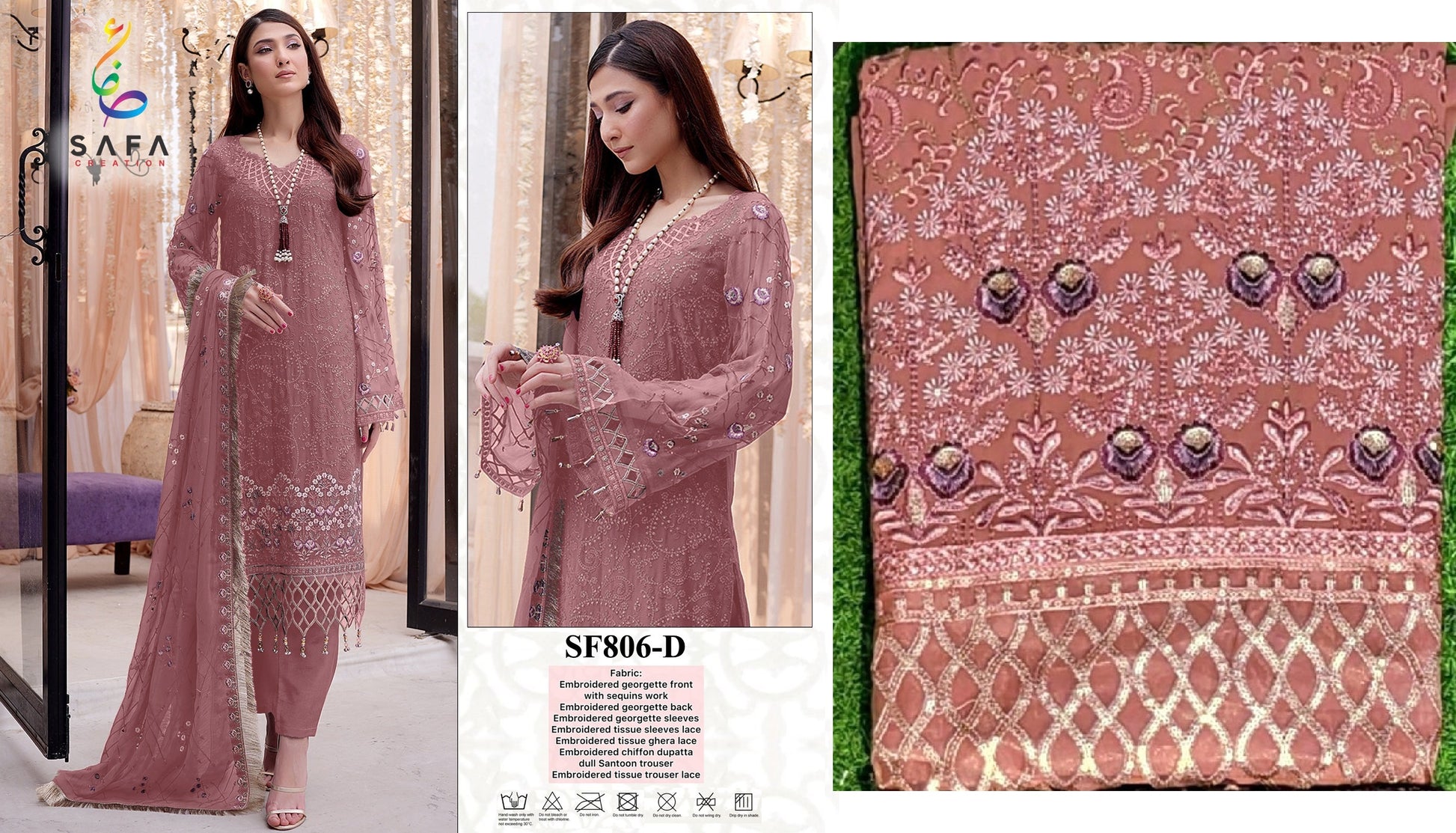 806D Safa Creation Pakistani Readymade Suits
