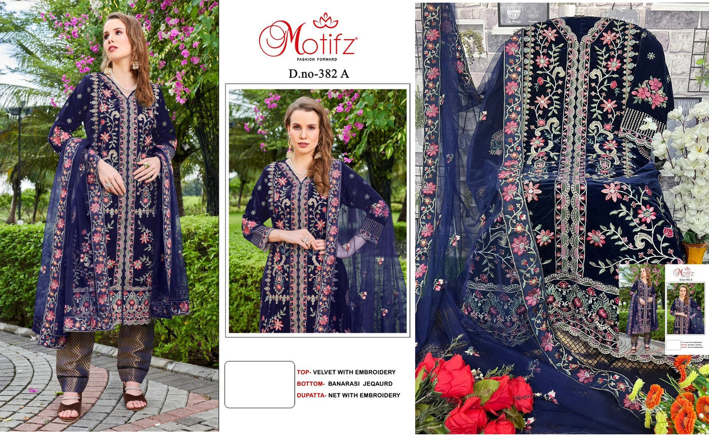 382A Motifz Pakistani Salwar Suits