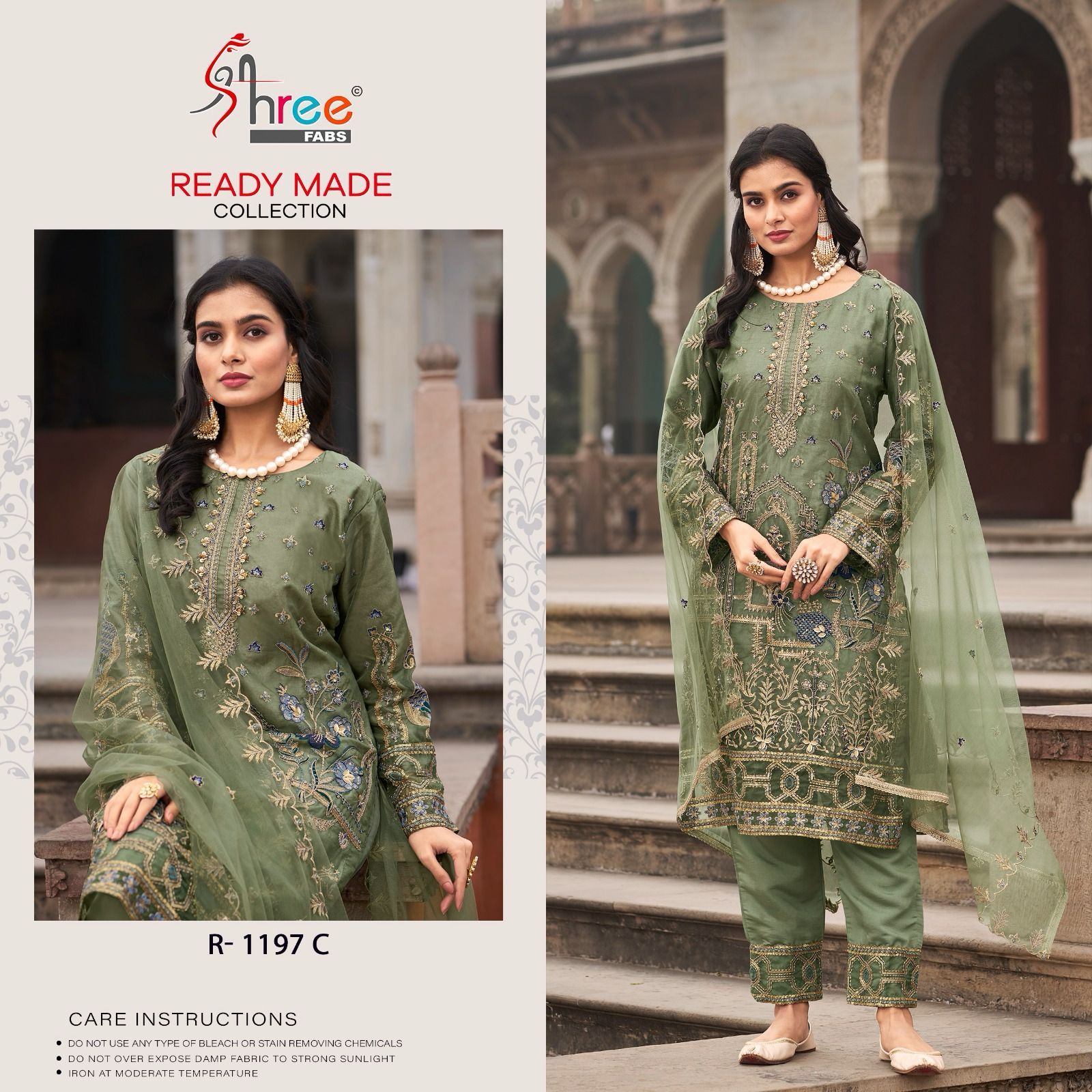1197C Shree Fabs Pakistani Readymade Suits