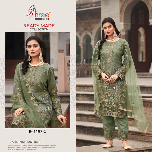 1197C Shree Fabs Pakistani Readymade Suits