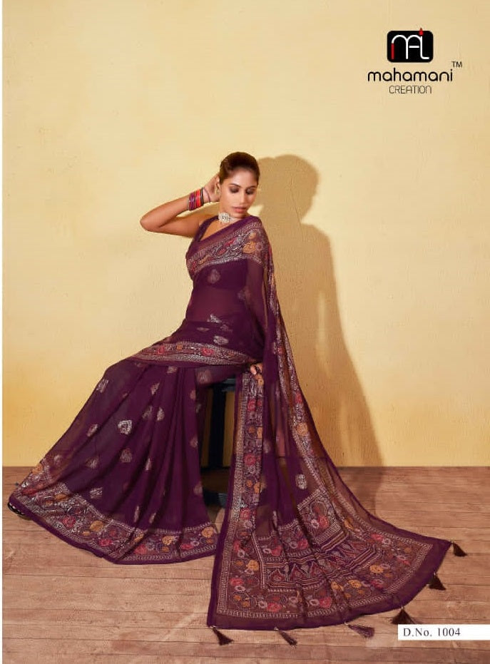 1004 Anguri Vol 1 Mahamani Creation Sarees
