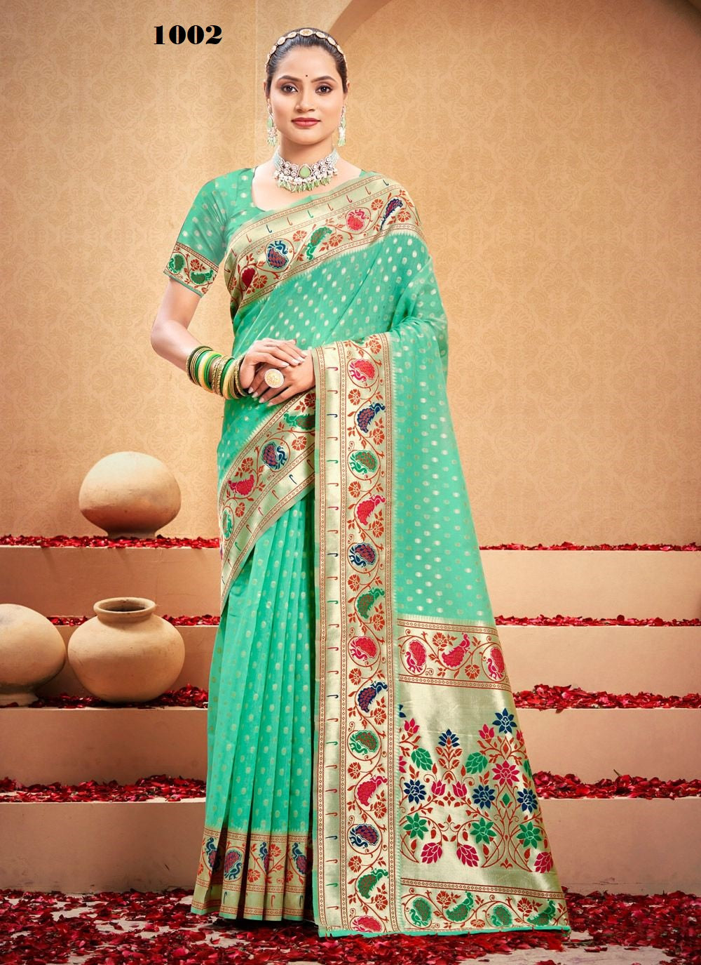 1002 Shahi Bunawat Sarees