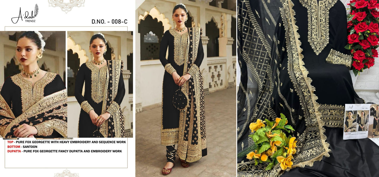 008C Adah Trendz Pakistani Salwar Suits