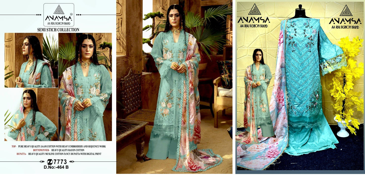 464B Anamsa Pakistani Salwar Suits