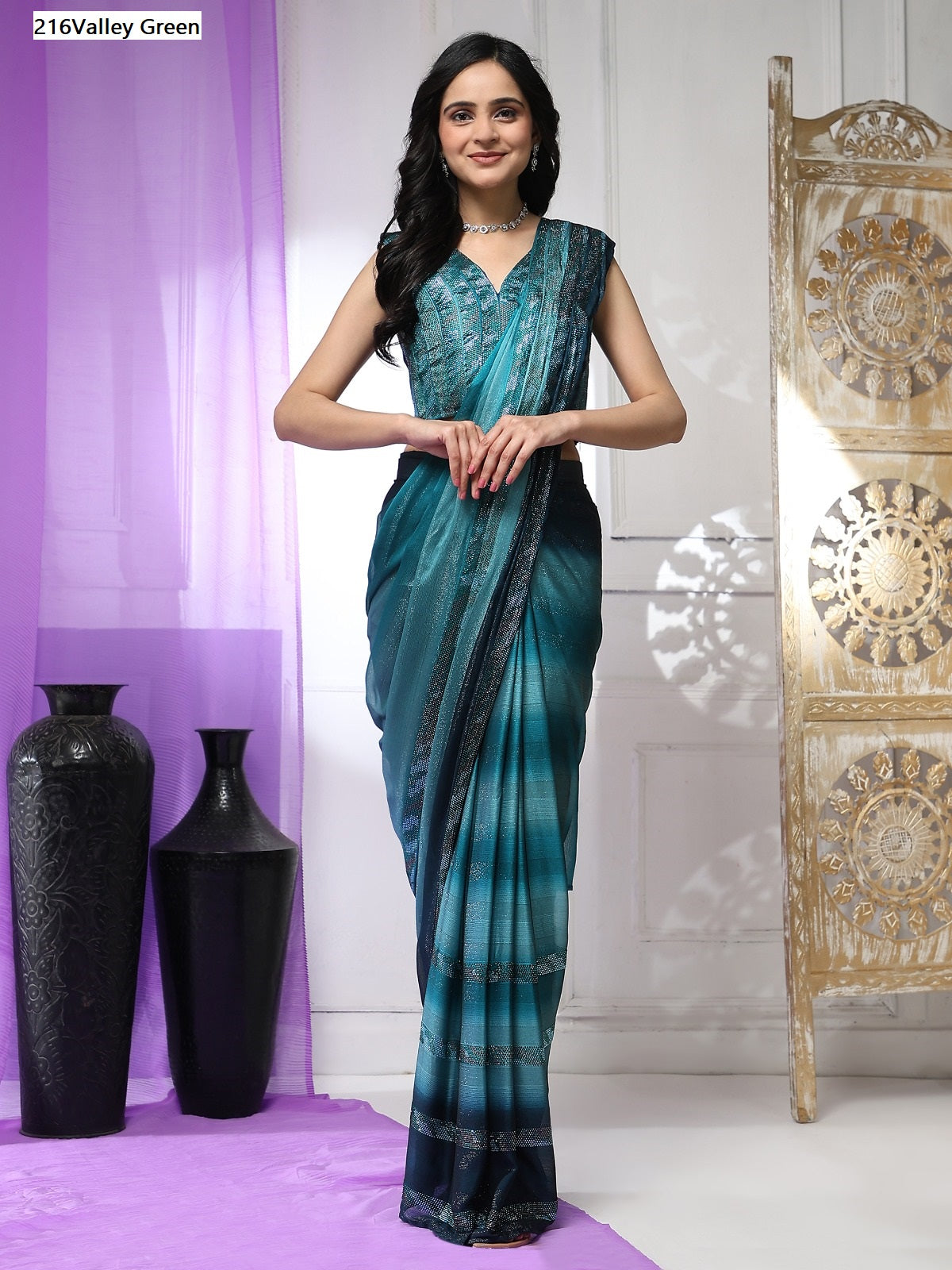 216Valley Green Amoha Ready To Wear Saree