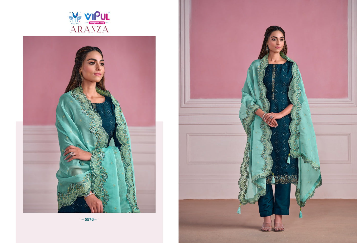 5576 Aranza Vipul Unstitched Suits