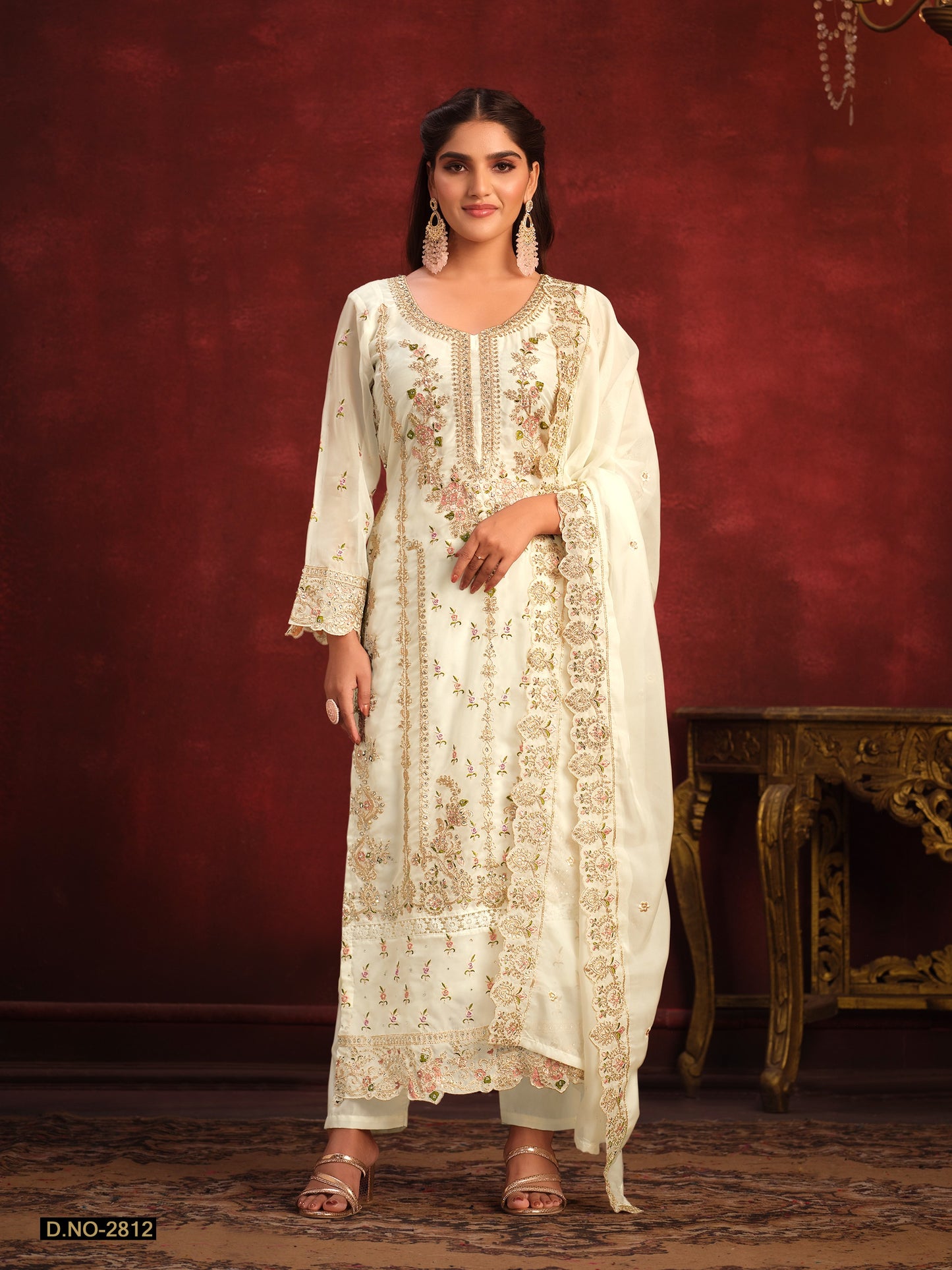 2812 Vol 28 Twisha Unstitched Suits