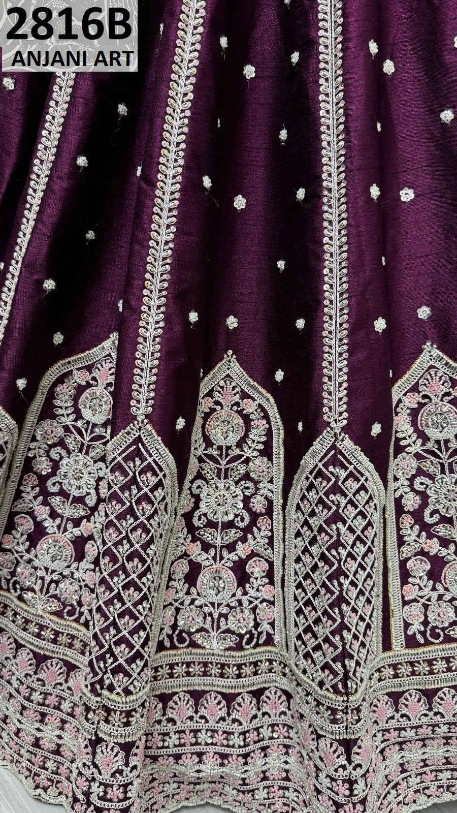 2816B Anjani Art Silk Lehenga Choli