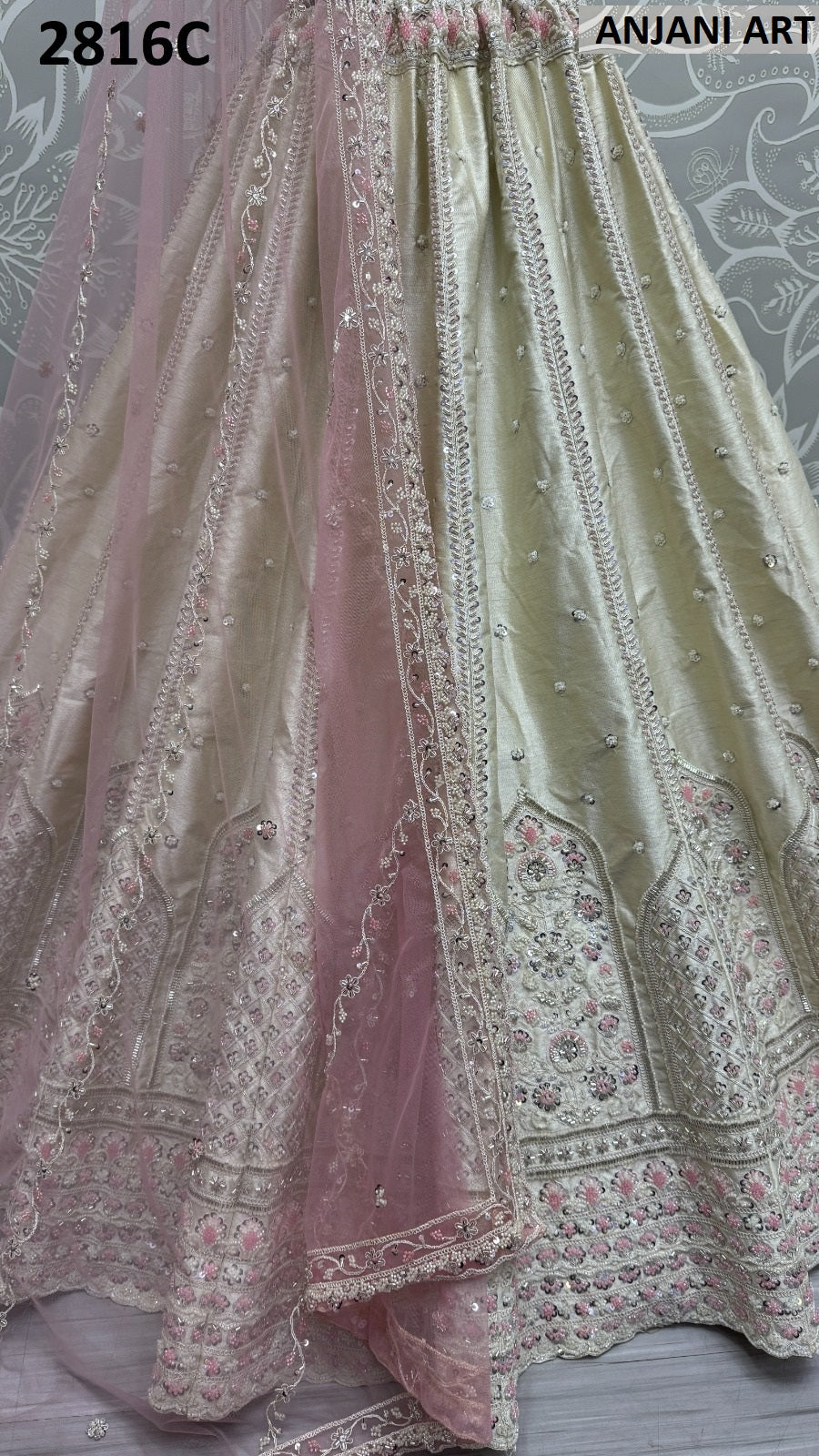 2816C Anjani Art Silk Lehenga Choli