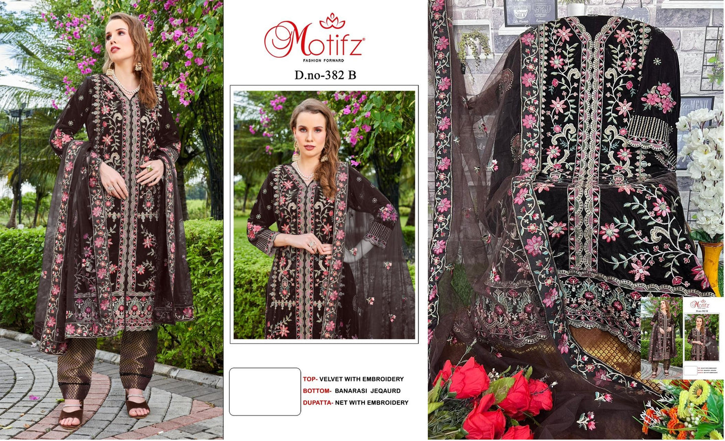 382B Motifz Pakistani Salwar Suits