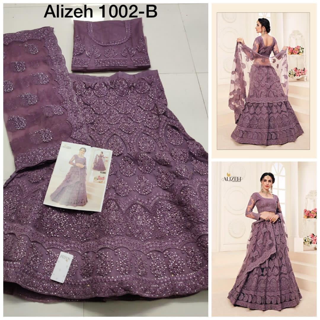 1002B Bridal Heritage Colour Saga Alizeh Lehenga Choli