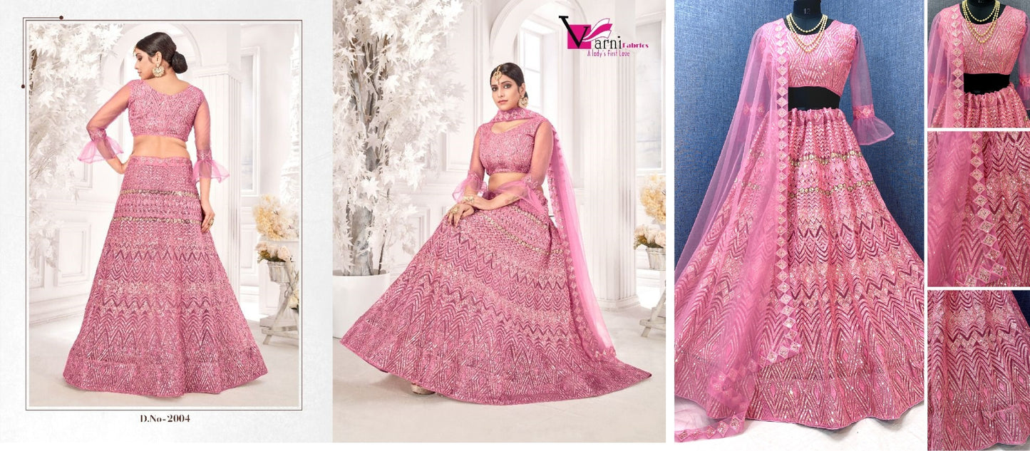 2004 Zeeya Nasrin Varni Fabrics Lehenga Choli