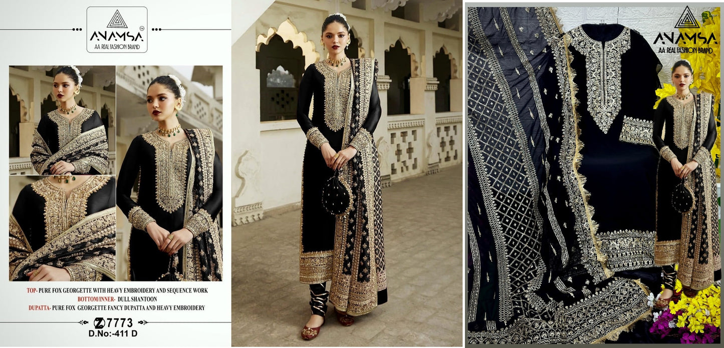 411D Anamsa Pakistani Salwar Suits