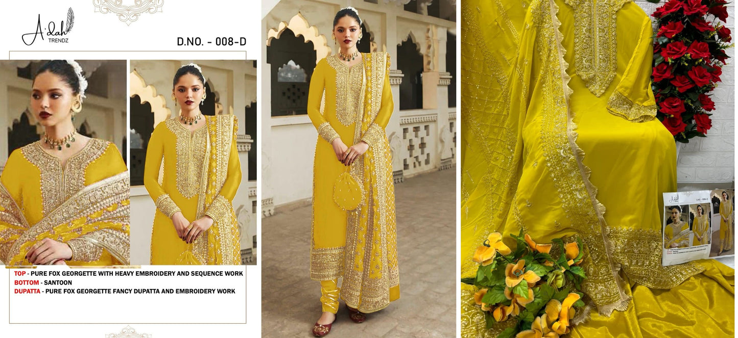 008D Adah Trendz Pakistani Salwar Suits
