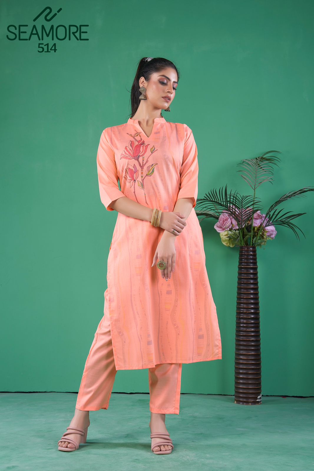 514 Subhadra Seamore Kurti Pant Set
