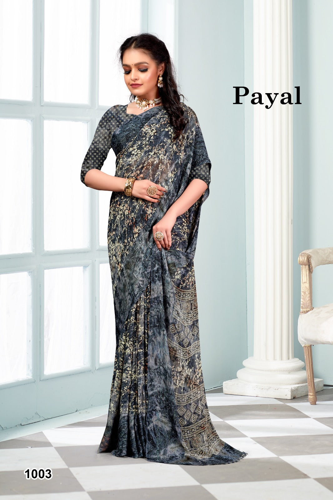 1003 Payal Mahamani Creation Sarees