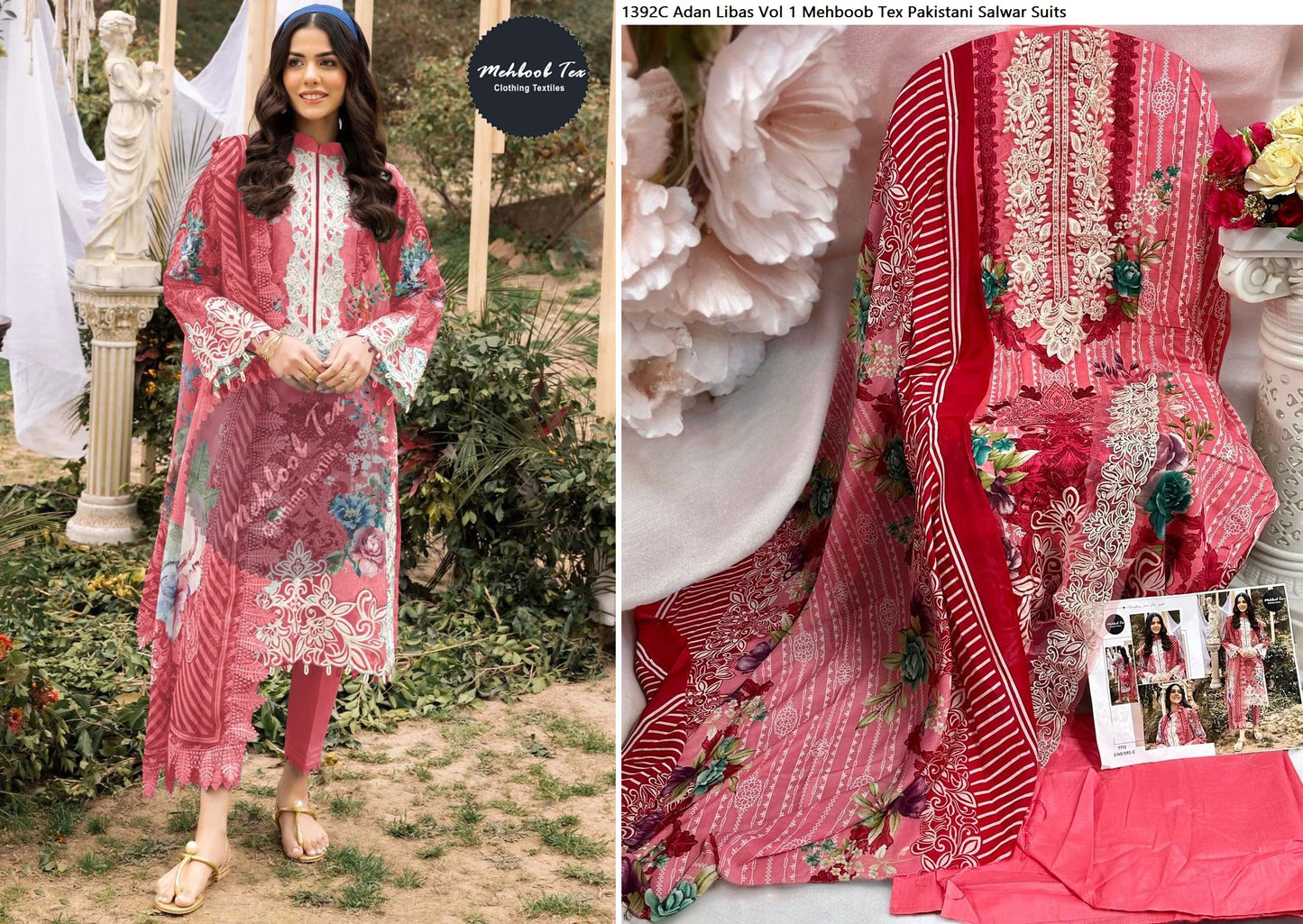 1392C Adan Libas Vol 1 Mehboob Tex Pakistani Salwar Suits