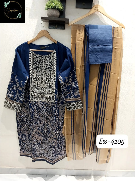 4105 Sapphire Pakistani Readymade Suits