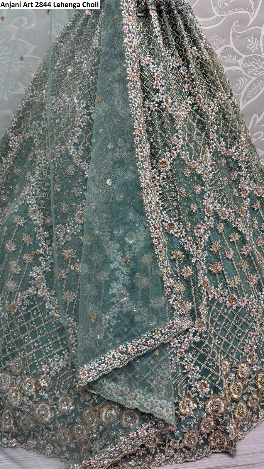 2844A Anjani Art Heavy Net Lehenga Choli