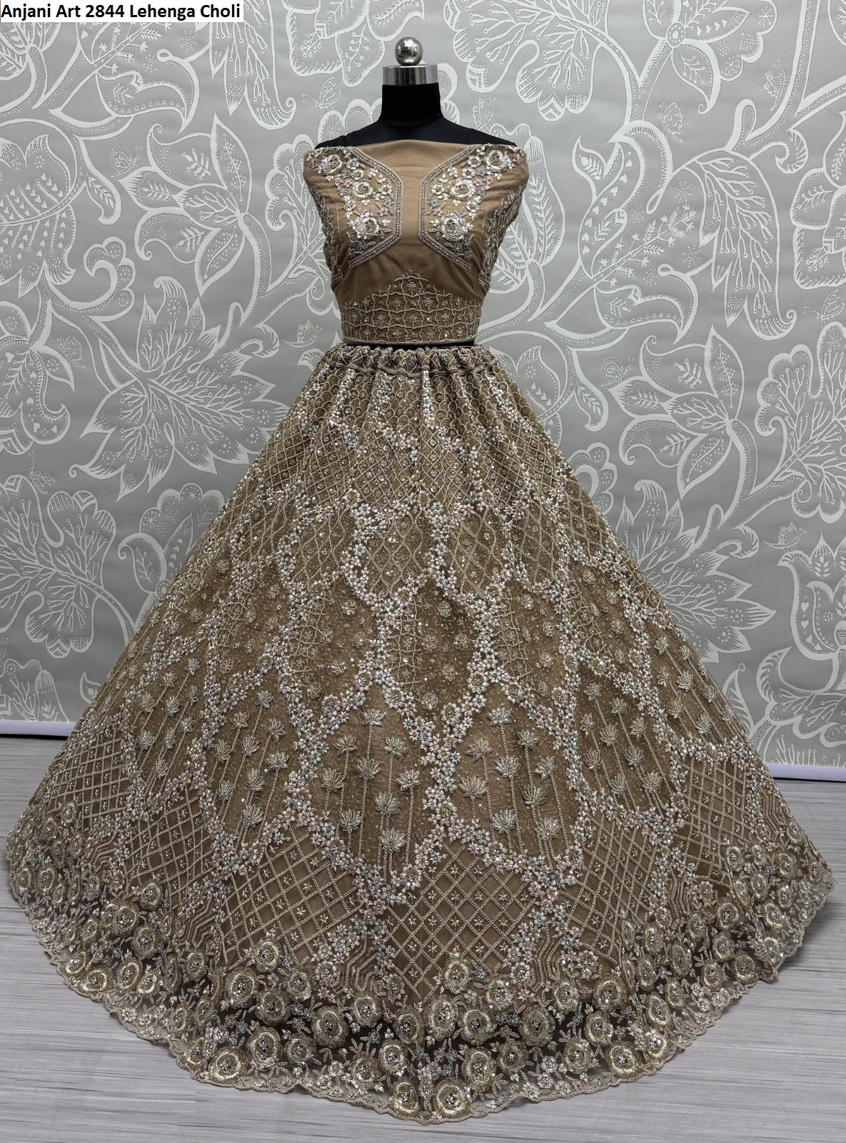 2844B Anjani Art Heavy Net Lehenga Choli
