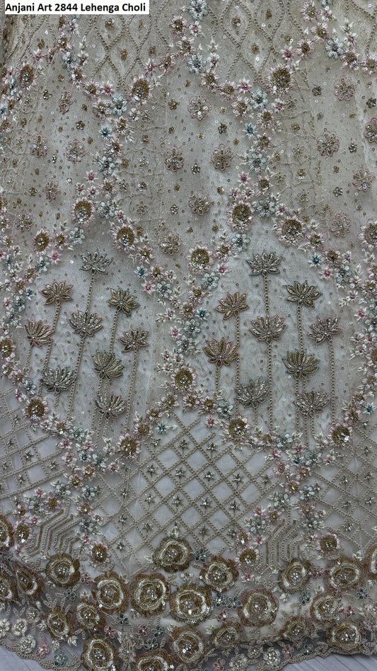 2844C Anjani Art Heavy Net Lehenga Choli