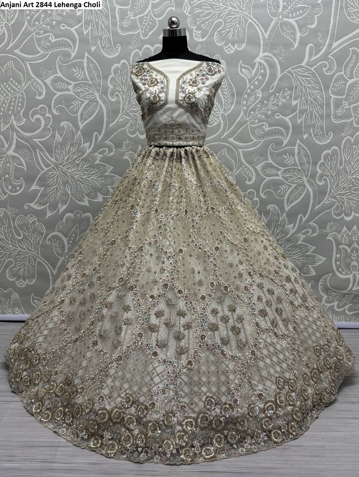 2844C Anjani Art Heavy Net Lehenga Choli