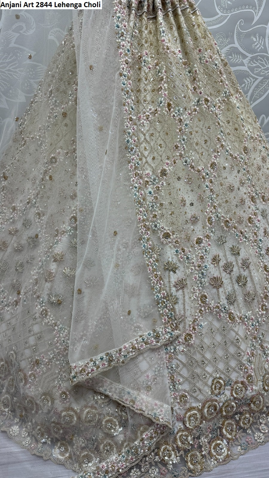 2844C Anjani Art Heavy Net Lehenga Choli