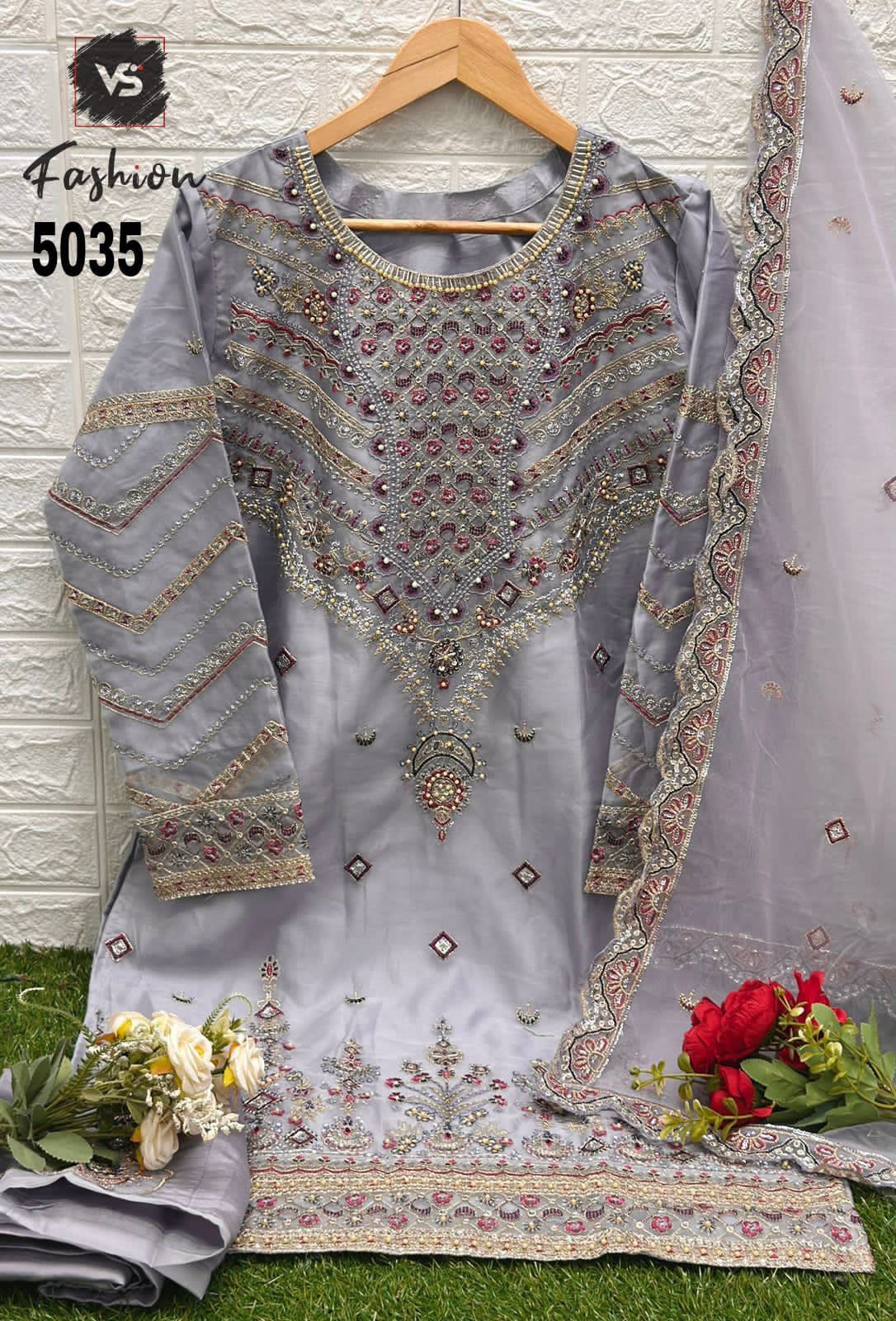 5035 Purpule Vs Fashion Pakistani Readymade Suits