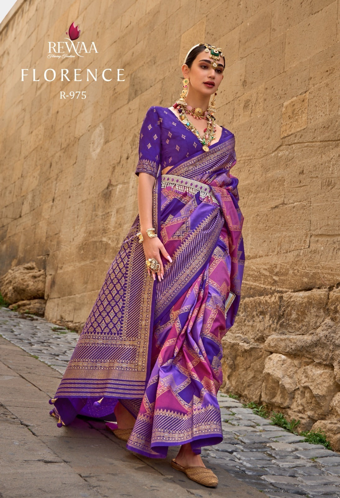 R-975 Florence Rewaa Sarees