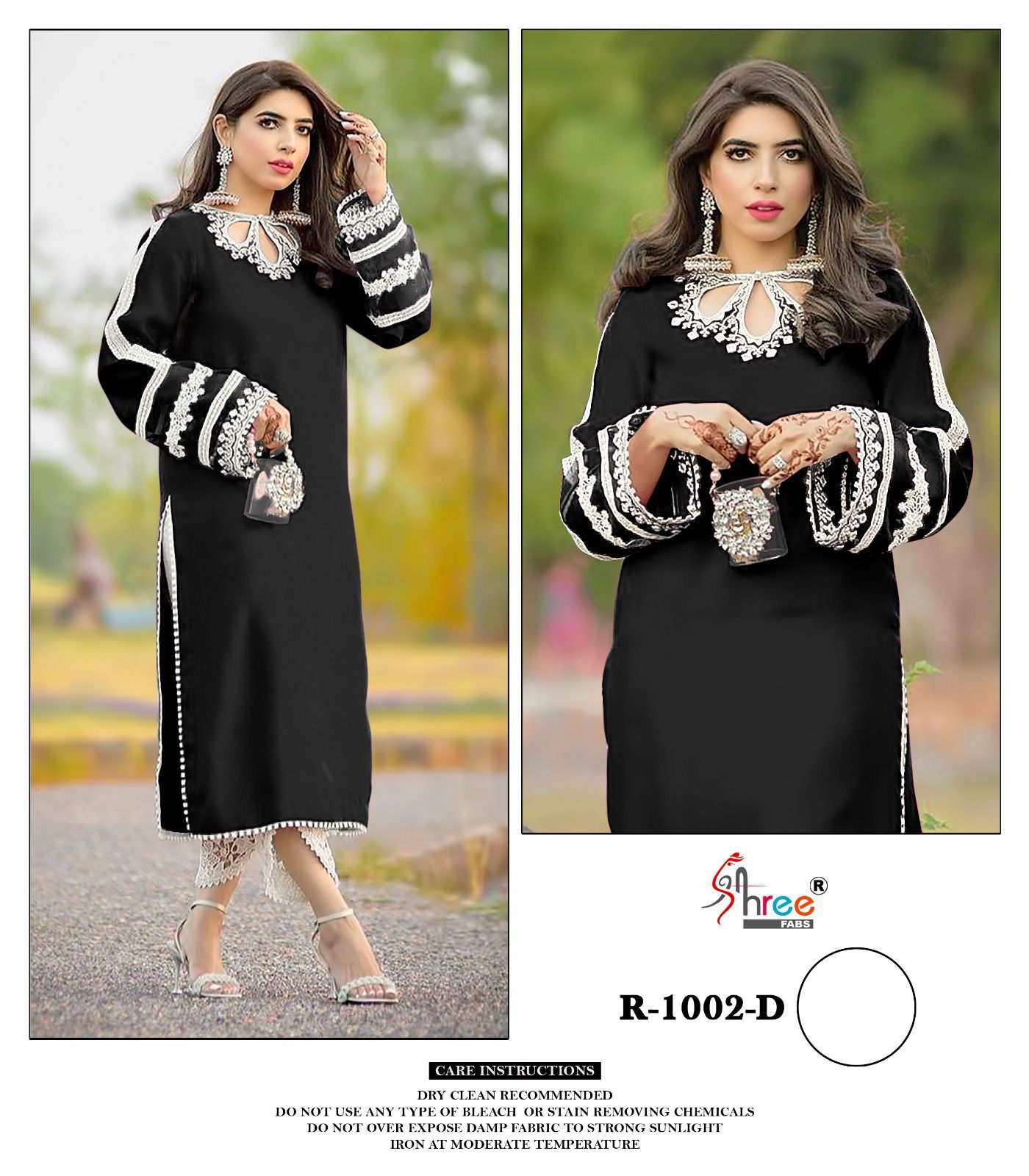 R-1002-D Shree Fabs Pakistani Readymade Suits