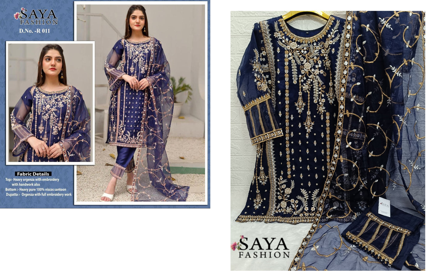 R-11 Saya Fashion Pakistani Readymade Suits