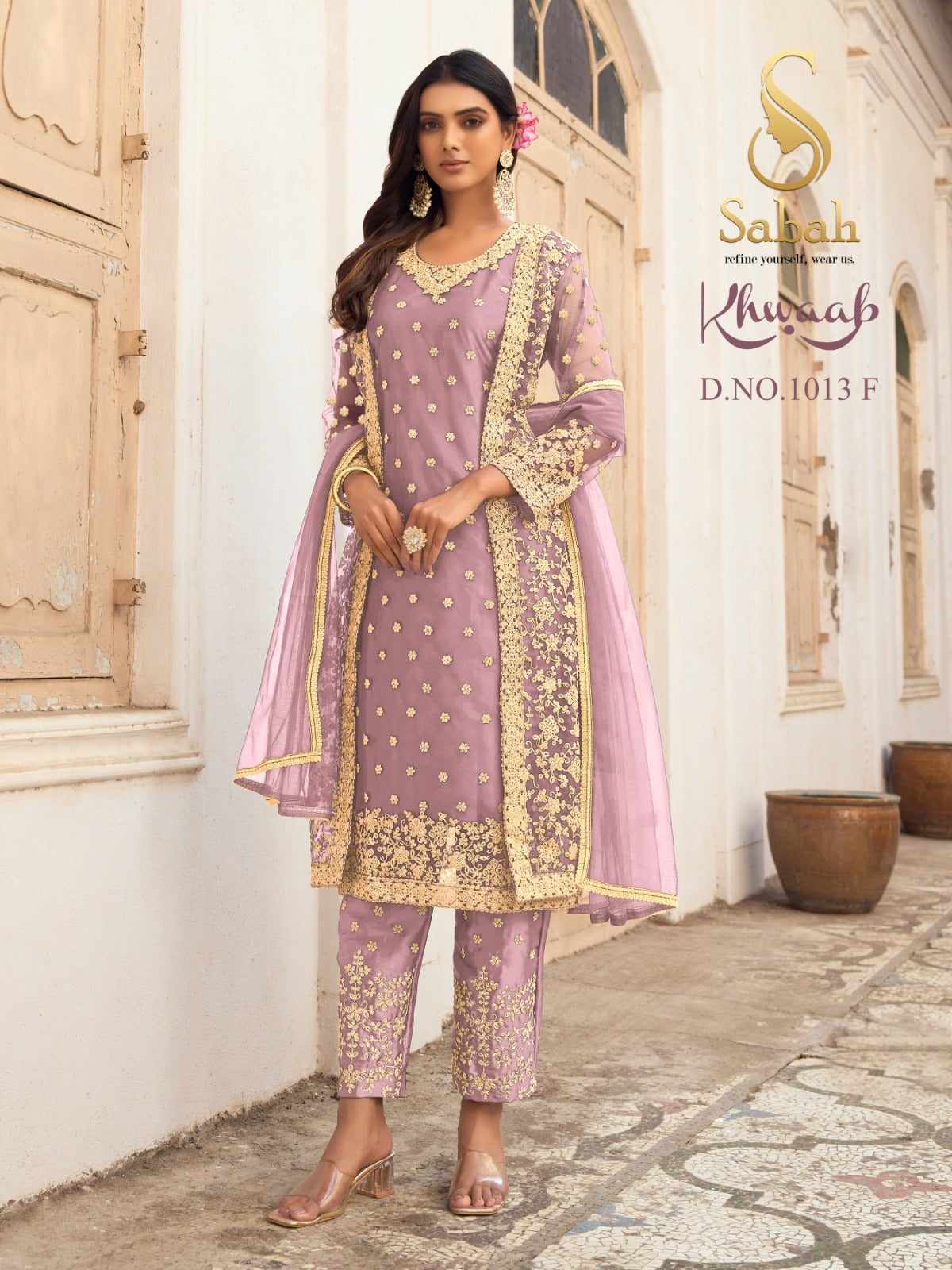 1013F Khwaab Sabah Unstitched Suits