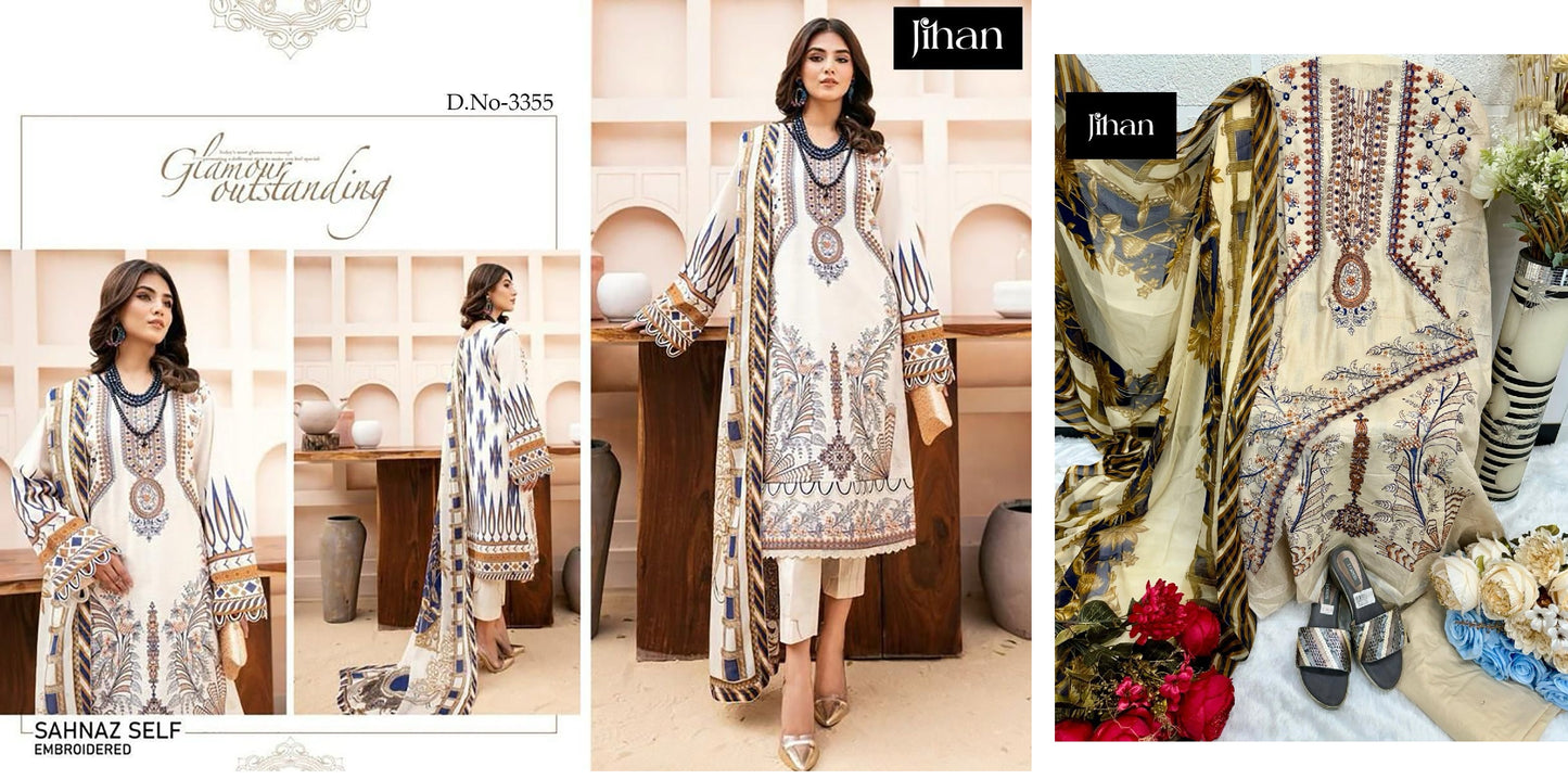 3355 Jihan Pakistani Salwar Suits