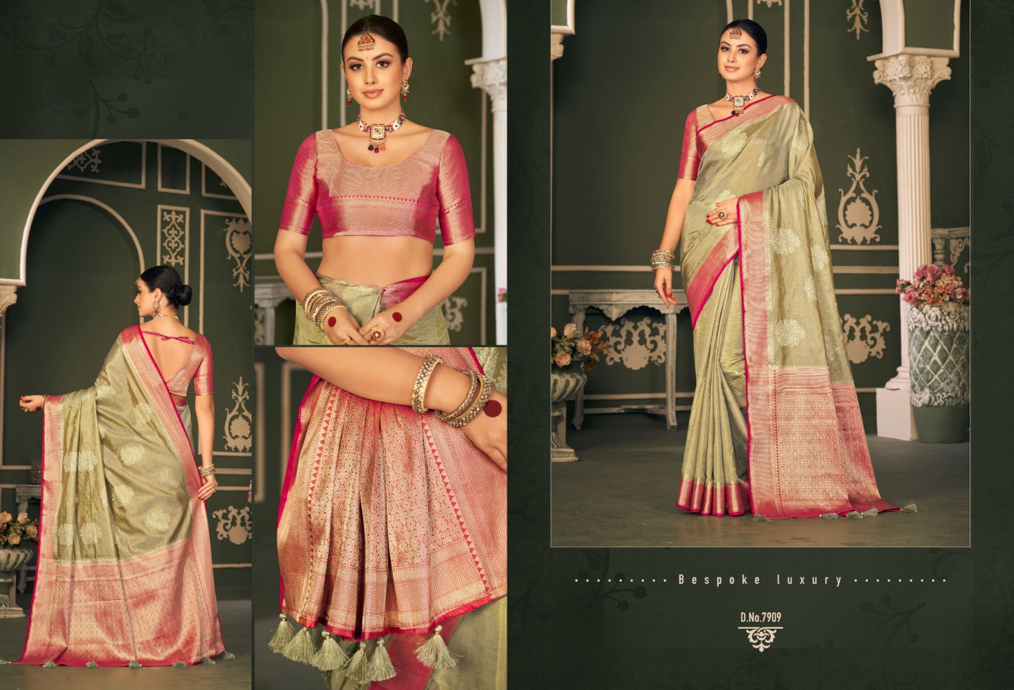 7909 Trisha Royal Pankh Sarees